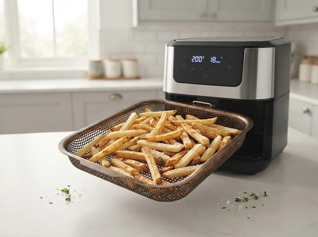 jak zrobić frytki w air fryer